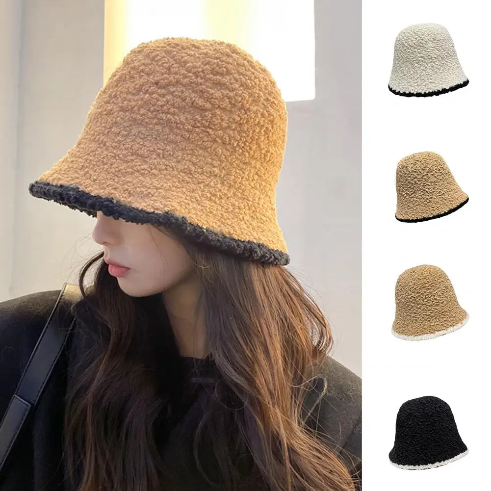 

Popular Women Cap No Brim Super Soft Ear Protector Dome Fisherman Hat Temperament Women Outdoor Hat for Shopping