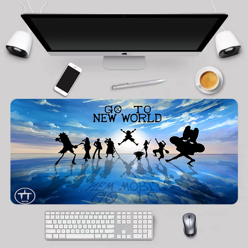 

One Piece Mousepad Kawaii Gaming Accessories Non-slip Mouse Pad Anime Mausepad Mat Tapis De Souris Gamer Keyboard