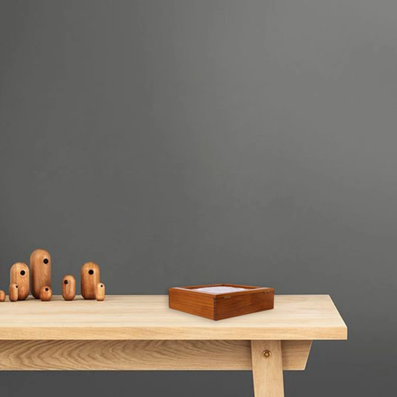 9-секционная деревянная шикарная чайная коробка с отсеками контейнер для сумок