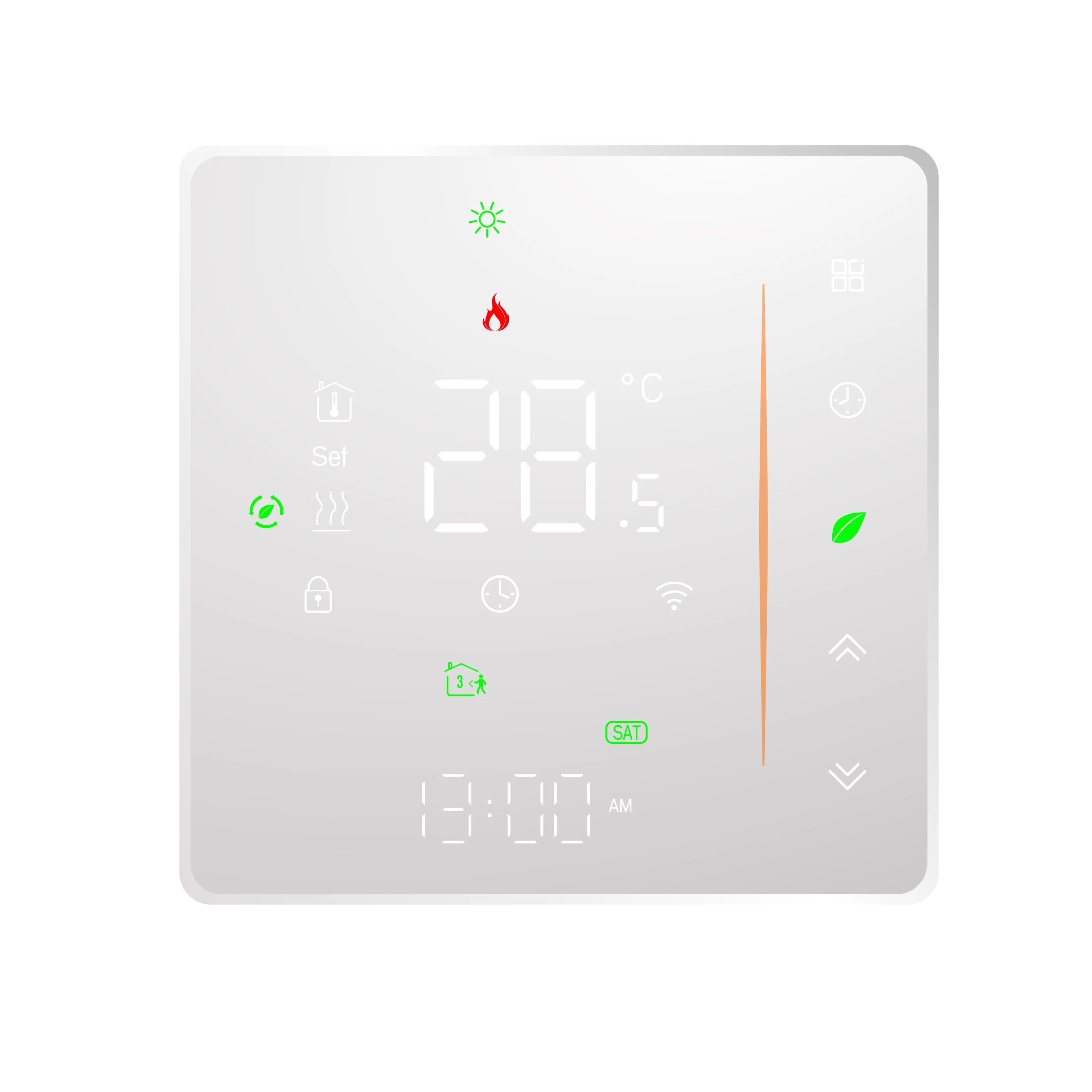 

Умный термостат HESSWAY Zigbee WiFi для двух датчиков 24В 110В 220В