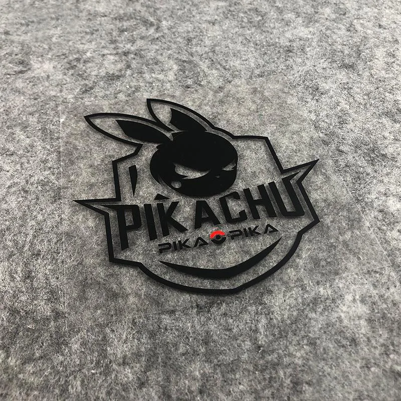 

Hot New Pokemon Pikachu Sticker Car Body Reflective Sticker Cartoon Cool Decoration 4 Models Water Proof HD Fine Print Cover