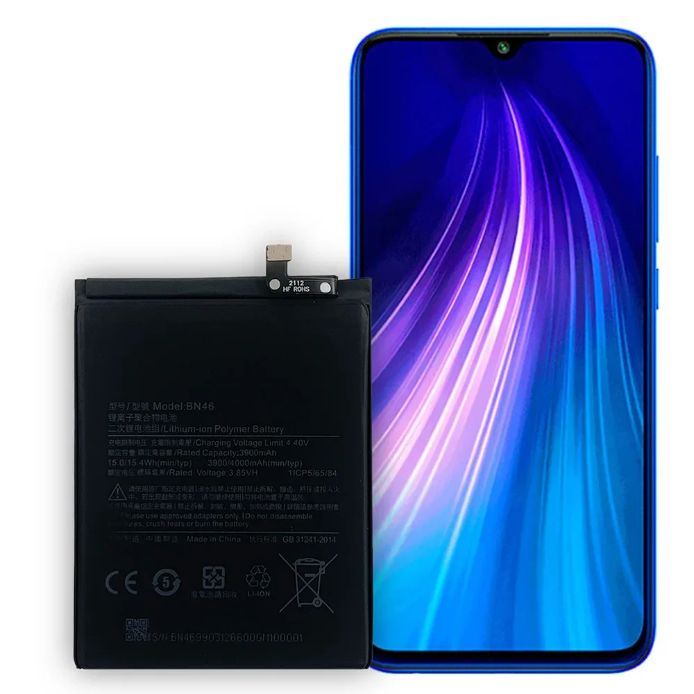 Replacement Battery BN46 For Xiaomi Redmi Note8 Note 8T 7 Redmi7 Genuine Phone LONG 4000mAh