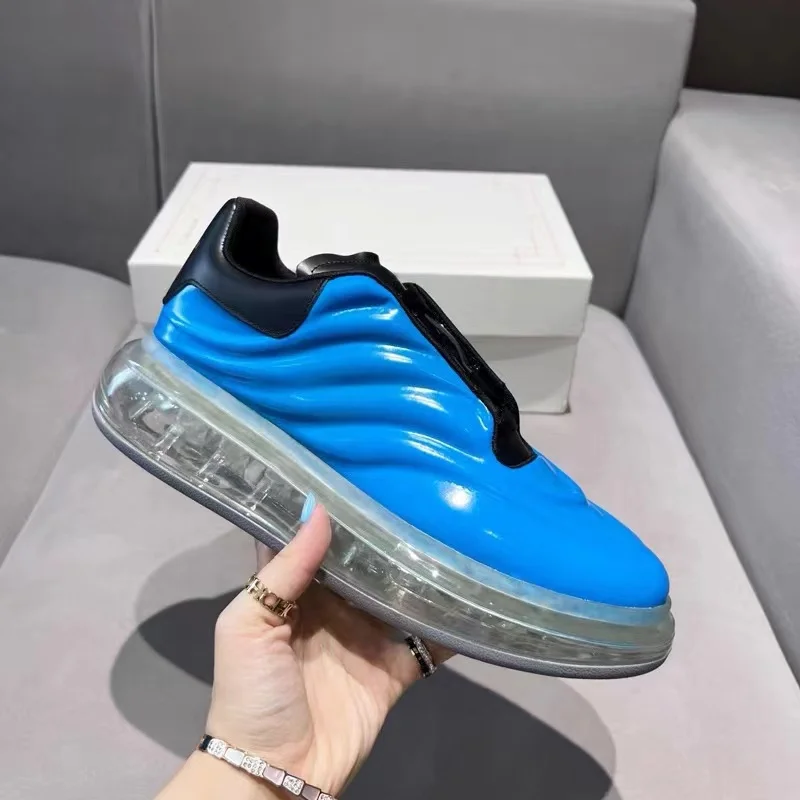 Luxury Classic Cushioning Compression Comfort Transparent Bottom Zapatilla Deportivas Para Hombre Charms Повседневные Кроссовки