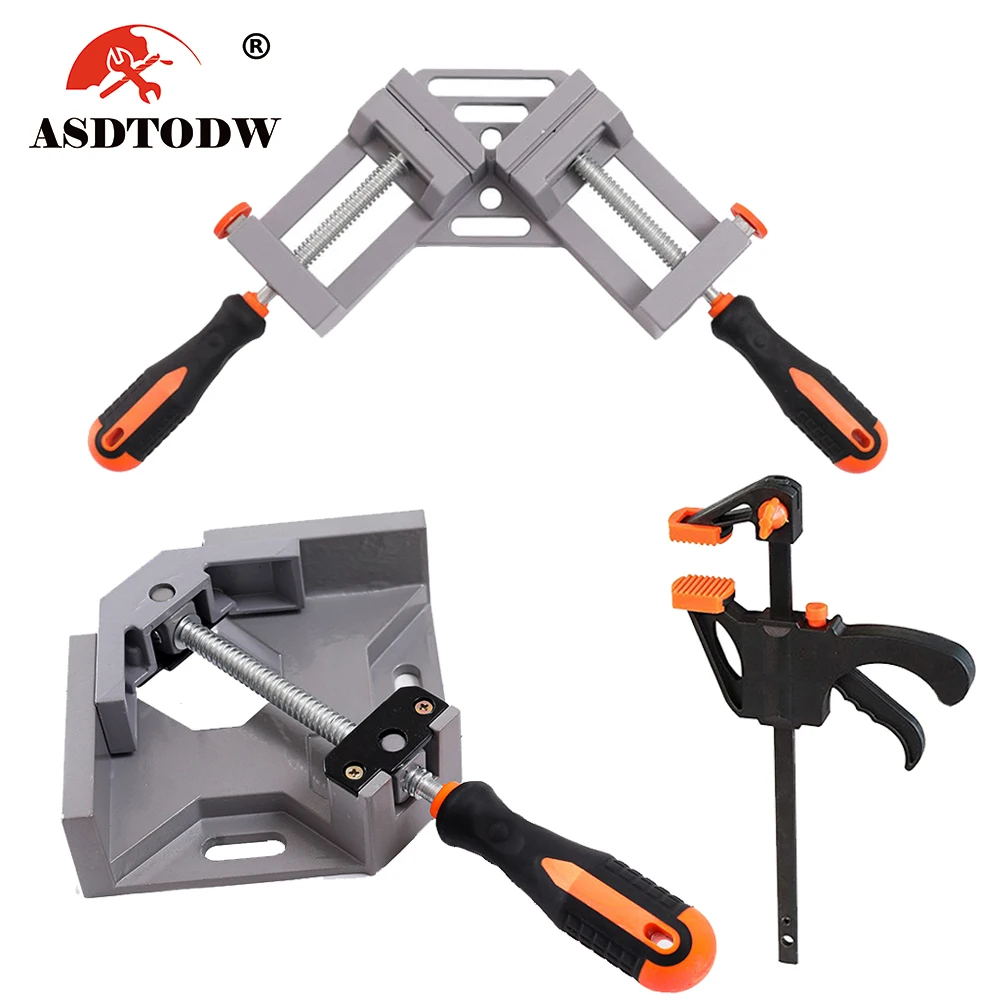 Corner Clamp 90 Degree Angular Clamp For Picture Frames Right Angle Clamps Carpentry Presses Fixing Clips Bar Frame Corner Clip