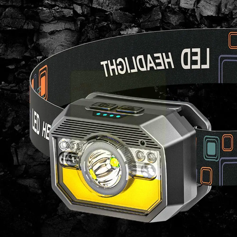 

Налобсветильник фонарь Xpg + светодиодный, зарядка через Usb, 1000 лм
