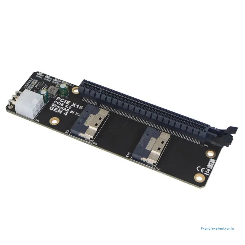 2-портовая карта адаптера SlimSAS 8i к слоту PCIe4.0 x16 SFF8654 GEN4 дропшиппинг