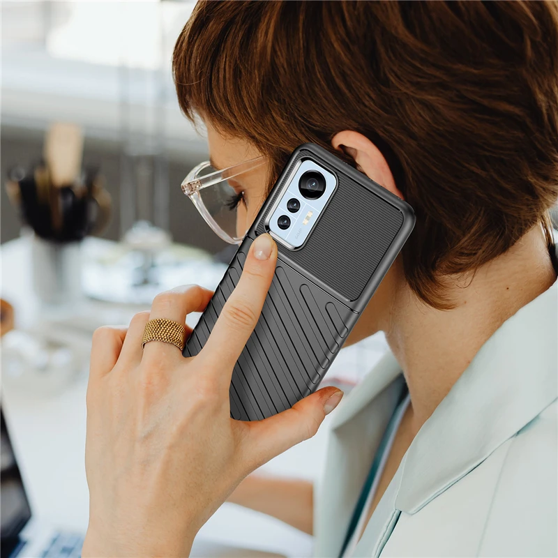 For Mi 12 Lite Case Cover Xiaomi Mi 12 Lite Capas Luxury Silicone Back Shockproof Bumper TPU Soft Cover For Mi 12 Lite Fundas