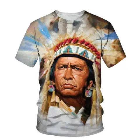 Мужская футболка Chief Wolf Totem из полиэстера