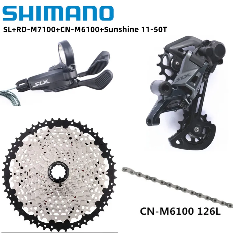 SHIMANO SLX M7100 12-скоростной 10-51T Мини-набор SL RD CS CN Переключатель передач Задний