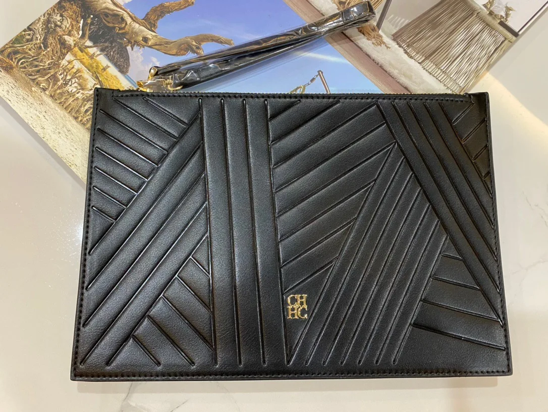 

CILMI HARVILL CHHC 2022 New Women's Handbag Embossed Logo Design Leather Portable Mobile Phone Bag Wallet