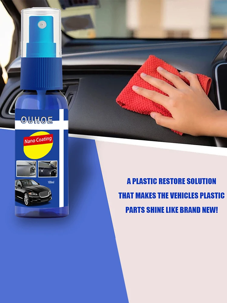 

30ml Car Plastic Trim Restorative Agent Plastic Renovator For Car Retreading AgentCar Refurbishing Care Leather Agent