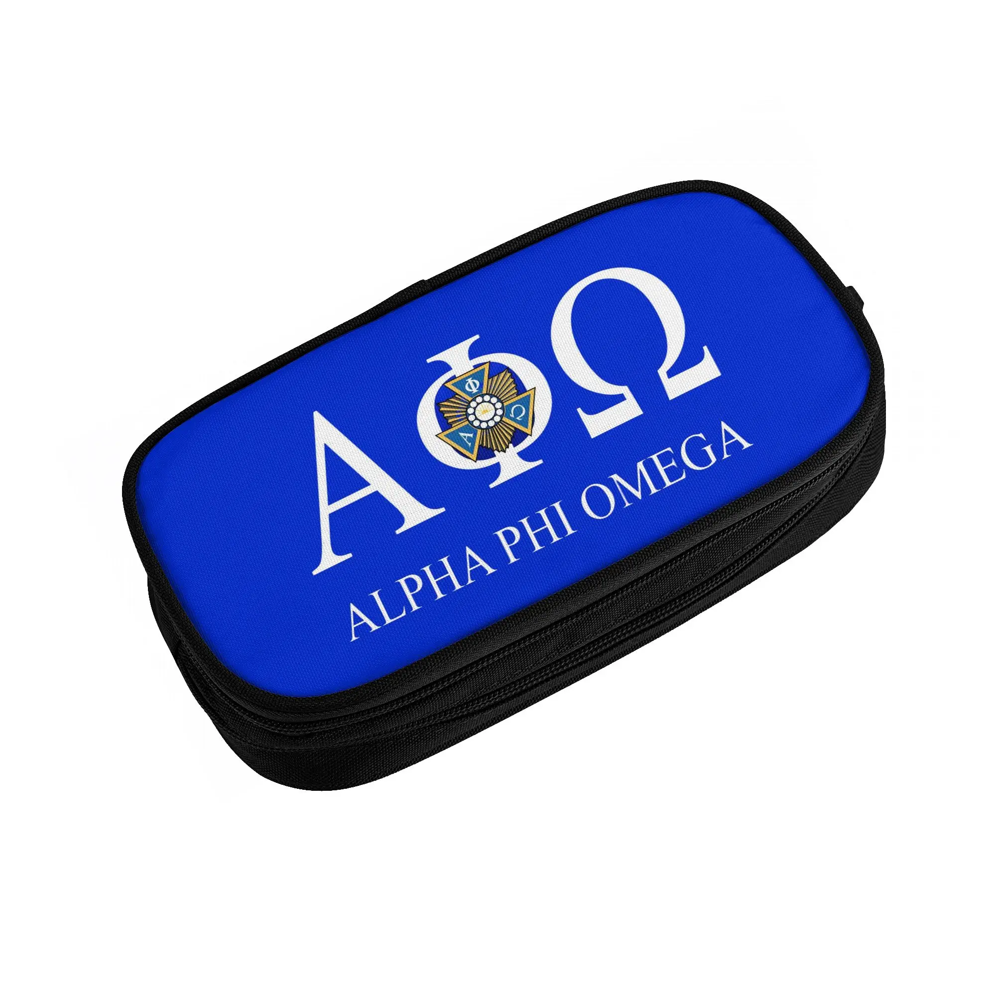 Фото Корейский пенал для девочек и мальчиков Alpha Phi Omega, большой вместительный пенал-коробка для школьных принадлежностей №2
