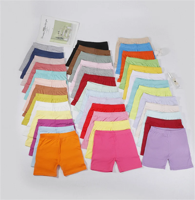 

Балетные танцевальные шорты из модала с эластичным поясом, одежда для тренировок, базовые шорты для танцев для детей