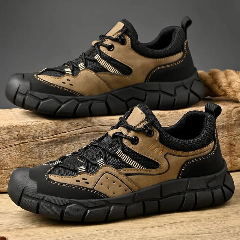 Лидер продаж мужская повседневная обувь осенняя непромокаемая теплая походная