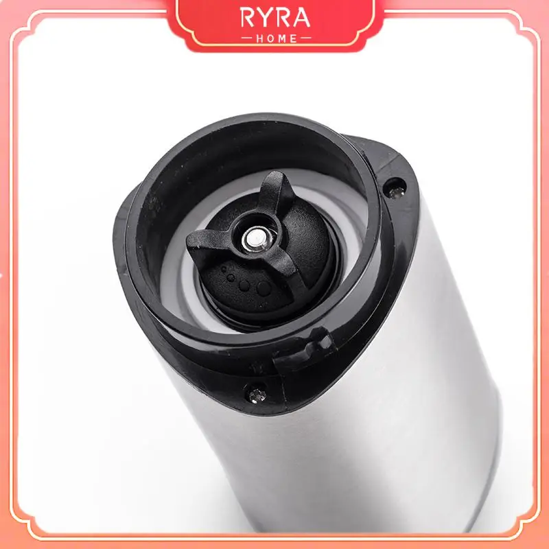 

HandHeld Manual Ceramic Coffee Grinder Stainless Steel Adjustable Coffee Bean Mill With Rubber Loop Ring Kitchen Tools Easy Clea