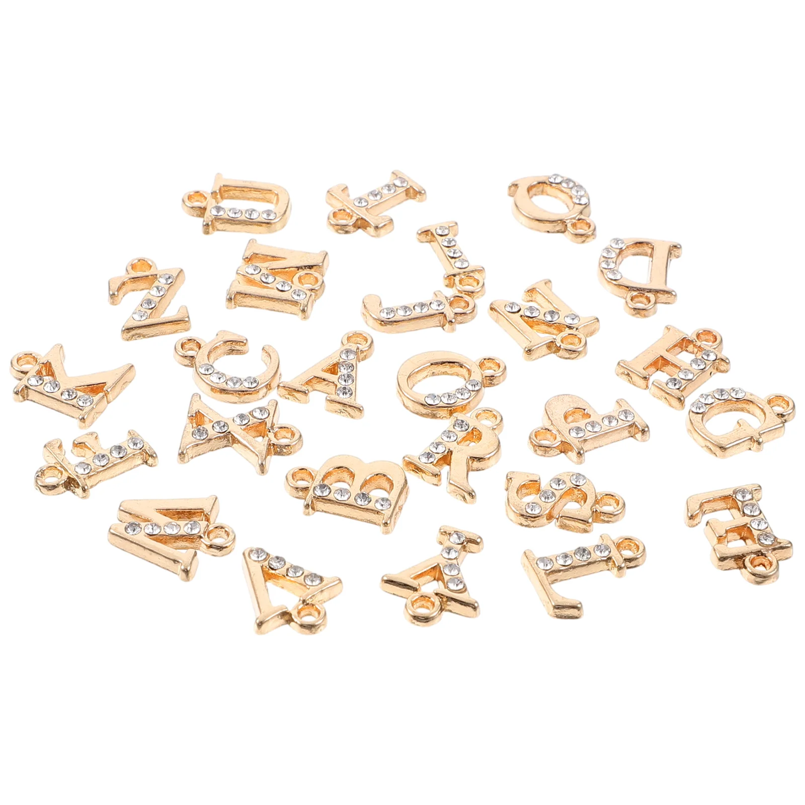 

DIY Alloy Pendant Charms Jewelry Decor Alphabet Letter Making Supplies Pendants