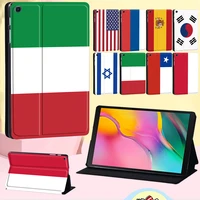 tablet case for samsung galaxy tab a a6 10 1 t580 t585a 9 7 t550 t555a 10 1 t510 t515 national flag series stand cover pen