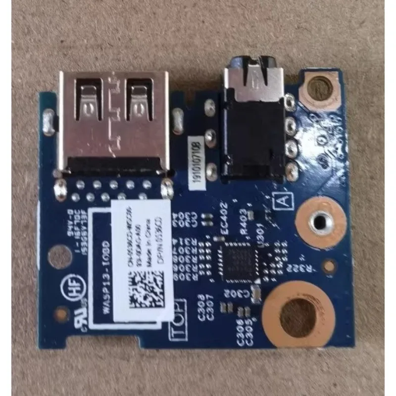 Фото Оригинальная плата кнопки питания для DELL Inspiron 5390 5391 7391 Latitude 3301, USB-аудиоплата №1