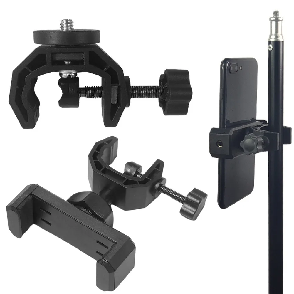 

Universal Microphone Mic Stand 360 Degree Rotating Bicycle Motor Bike Phone Holder For Smart Phones Bass Guitar Accessories New