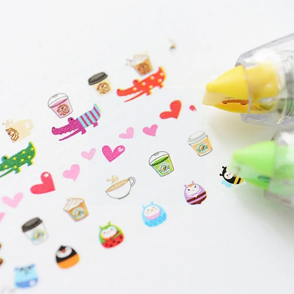 

Lace Correction Tape Cute Animal Decorative Pen For Diy Hand Account Diary Scrapbook Sticker Roller Cartoon Correction Tape H0p4