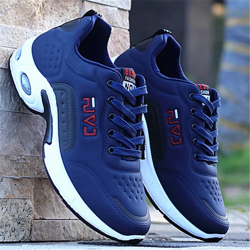 

Air Cushion Sneakers Breathable Outdoor Walking Sport Shoes 2021 New Men Shoes For Male Lace-up Casual Shoes Bubble Men Footwear