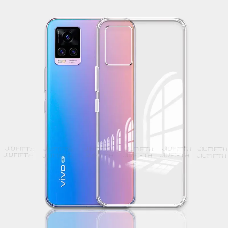 VivoS7 t a Funda Задняя крышка для Vivo S7 V2020A Прозрачный силиконовый мягкий чехол телефона