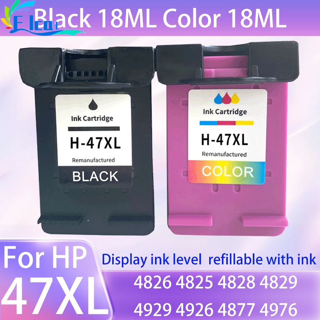 Восстановленный картридж для HP 47XL для HP47 47XL для DeskJet 4826 ...