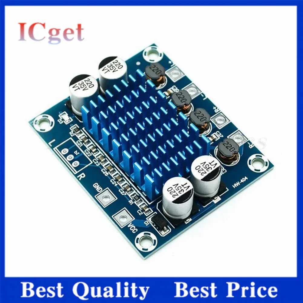 Цифровой стерео усилитель мощности, 2,0 каналов, 30 Вт + 30 Вт | AliExpress