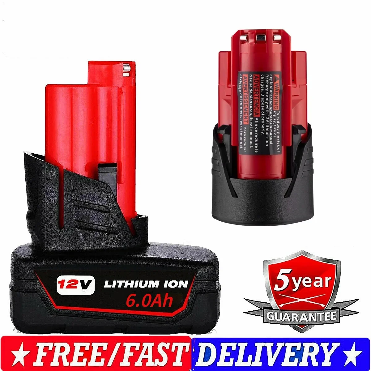 

Аккумуляторная батарея 12 В 2402 Ач/2411 Ач для Milwaukee M12 XC беспроводные инструменты 48-11-2401 48-11-48-11-