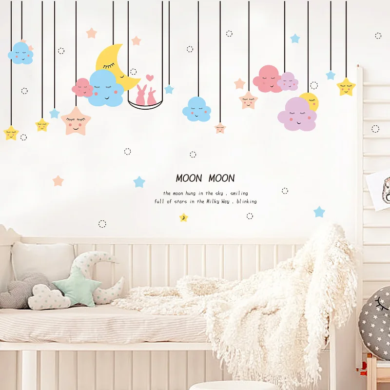 

Wall Stickers for Kids Child Room Bedroom Living Room Home Decoration Wall Posters Vinyl Self-adhesive Wallpapers