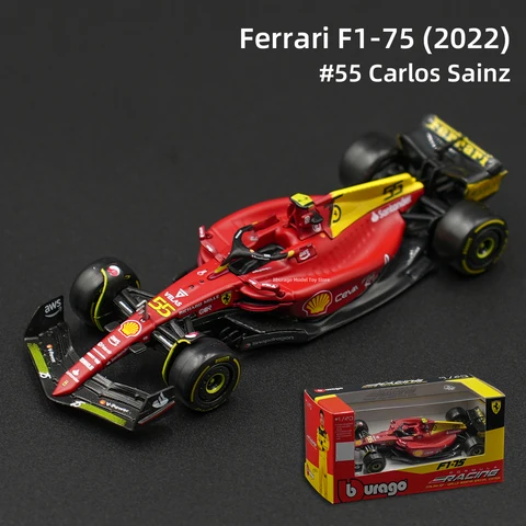 Модель автомобиля Bburago 1:43 2022 Ferrari F1-75 F1