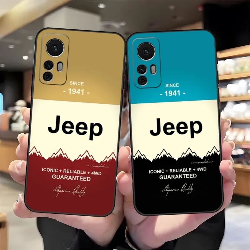 

Камуфляжный чехол для телефона с логотипом спортивного автомобиля Jeep для Xiaomi 13 12 11T 9 11 10C 9T 8 9SE 11i Lite Ultra Note10 Poco F3 M4 M3 Pro, чехлы
