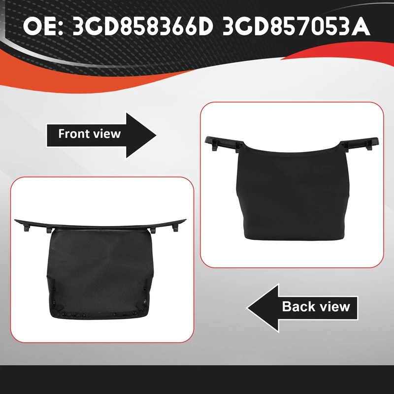 LCD Virtual Instrument Panel Frame Case Cover For Volkswagen Passat B8 8.5 3GD857053A 3GD858366D