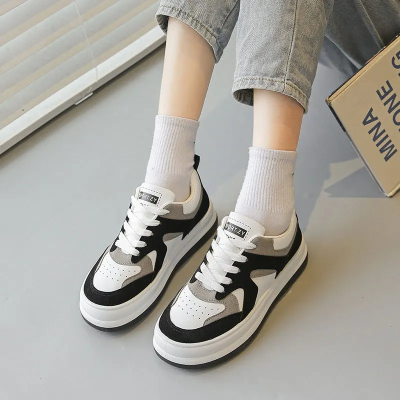 Women's sports shoes 2023 spring new fashion comfortable breathable casual sports shoes ladies non-slip flat running shoes