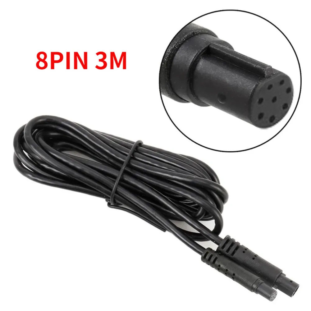 

Dash Cam, Reverse Camera, Car Recorder Cable Mini 8Pin 3Meter Extension Cable Car Electronics Accessories