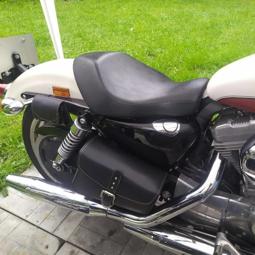 Фото Для Harley Sportster XL883 XL1200 XL 883 1200, для Honda Rebel 300 500: Сумки для инструментов, сумки для хранения для мотоциклов, квадроциклов, UTV, SSV, багажные кофры. №1