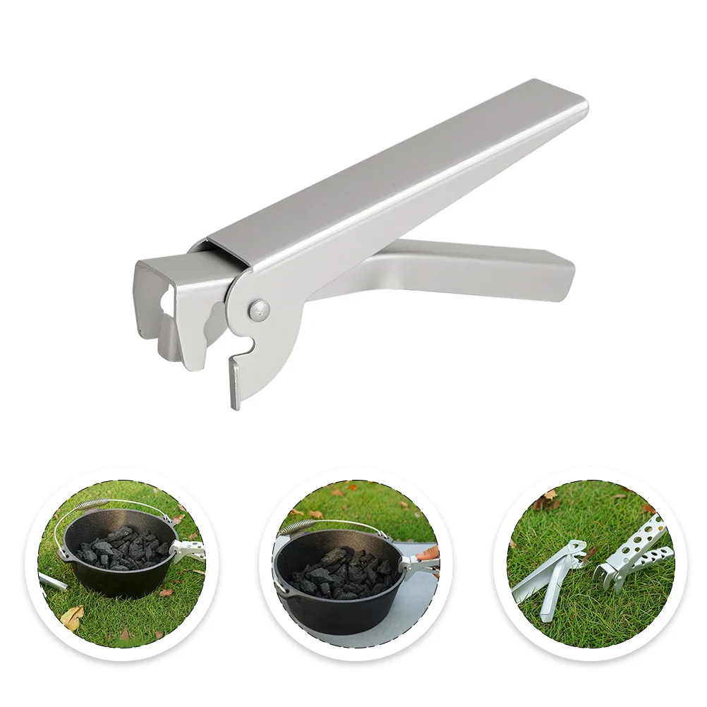 

Gripper Pan Hot Pot Clip Holder Pizza Tongs Anti Camping Scald Bowl Tray Cookware Retriever Lifter Grate Grill Clips Handle