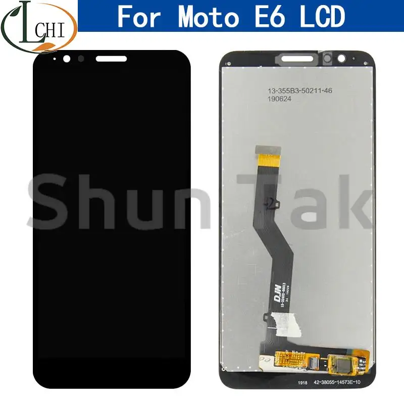 

For Motorola Moto LCD E6 Display Touch Screen Sensor Digiziter Assembly For Moto E6 LCD with Frame