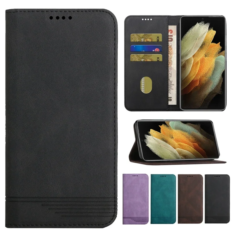 

A52S 5G Case for Samsung Galaxy A13 A03S A52S A32 A22 A33 A53 A12 A72 M12 Cases Luxury Leather Magnetic Wallet Flip Phone Cover