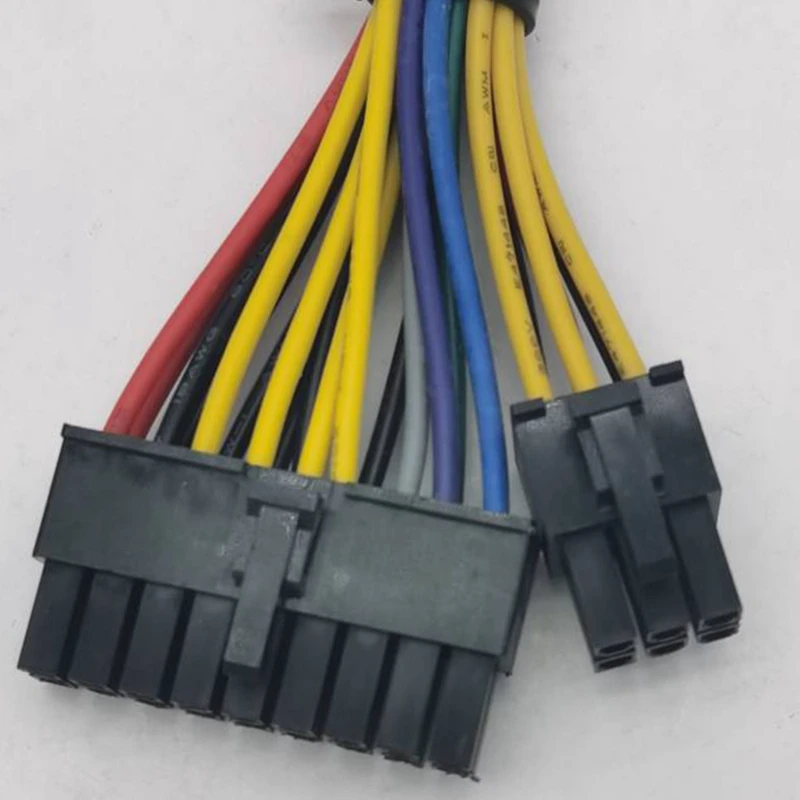 Адаптер ATX с 24 на 18 контактов и двойным IDE преобразователем Molex 6 кабель питания