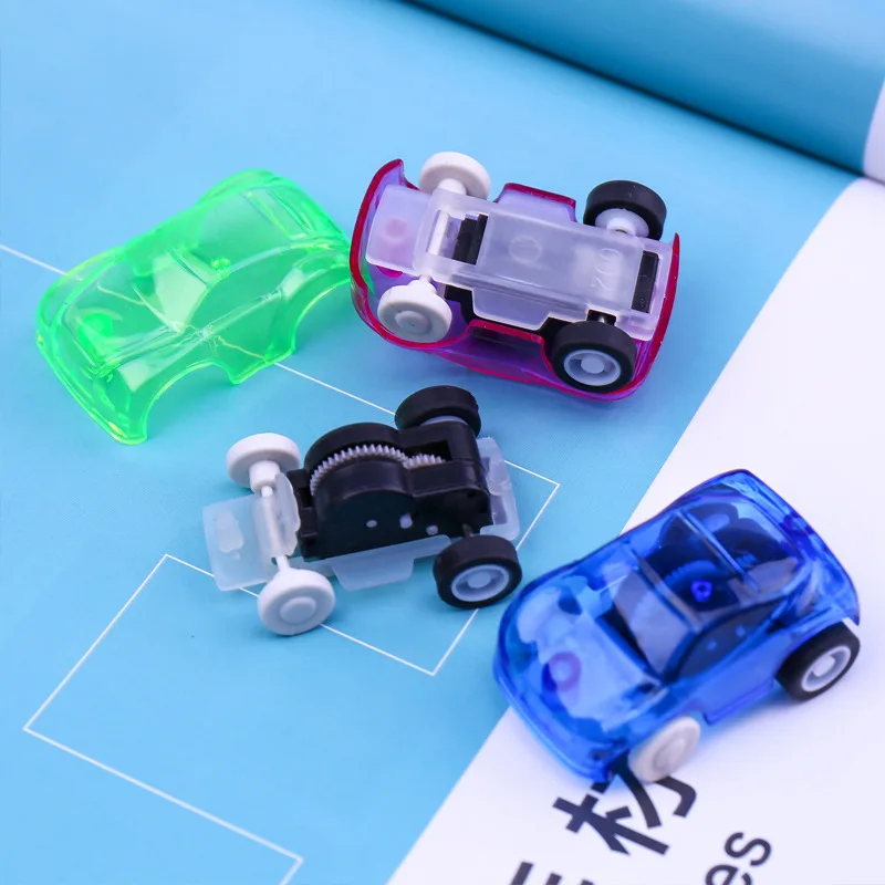 5 PCS/ Lot For Children Boy Gifts Pull Back Car Toys Racing Cars Baby Mini Cartoon Small Bus Truck Air Plane Colorful Kids Toys images - 6