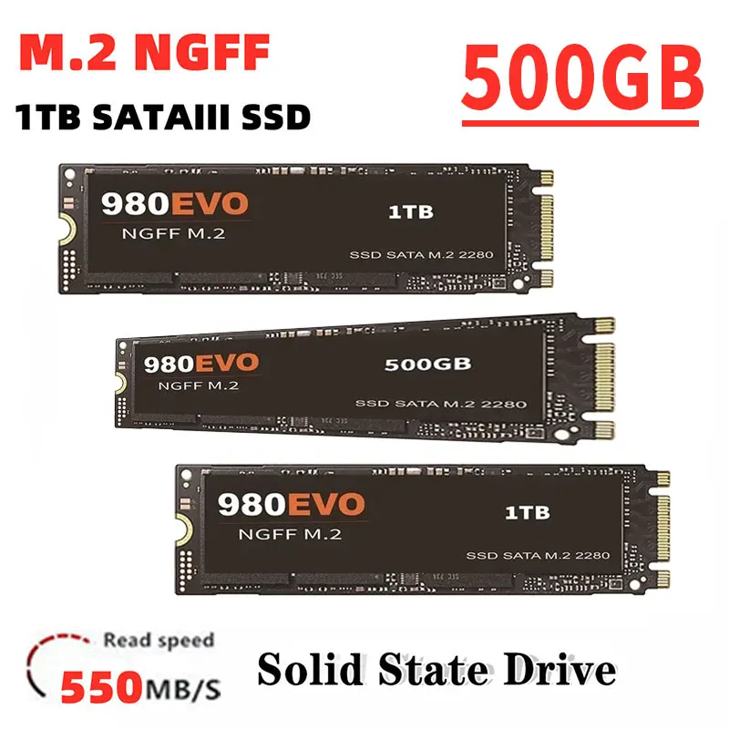 

SSD M2 NGFF 500 Гб 980 EVO Plus 500 Гб Внутренний твердотельный накопитель 1 Тб hdd жесткий диск M.2 Стандартный для ноутбука компьютера sata hd Оригинал