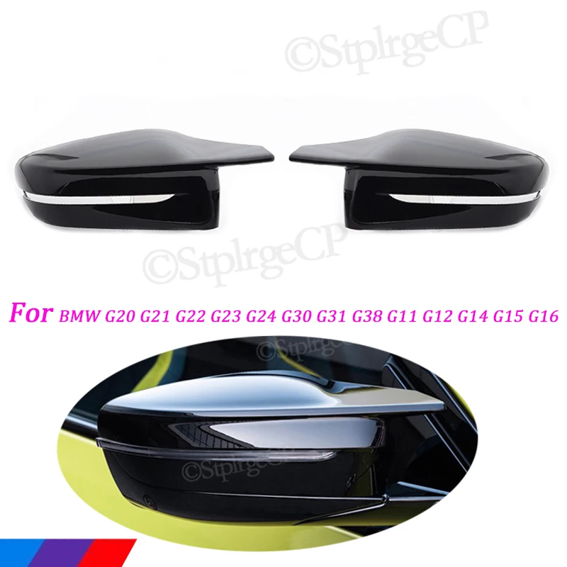 

RHD Carbon Fiber Exterior Side Rearview Mirror Cover Trim For BMW 3 4 5 7 8 Series G20 G21 G30 G38 G22 G23 G11 G12 G15 G16 LHD