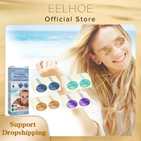 eelhoe eye protection patch tanning eye covers soft sunbathing beach adjustable uv skin tanning eye protection free shipping