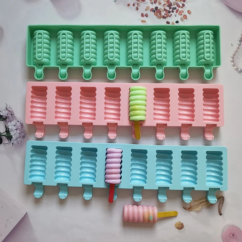 

Силиконовая форма для мороженого, силиконовый инструмент для изготовления летом «сделай сам», 8 пустотелых шариков, форма для выпечки, конфет, желе