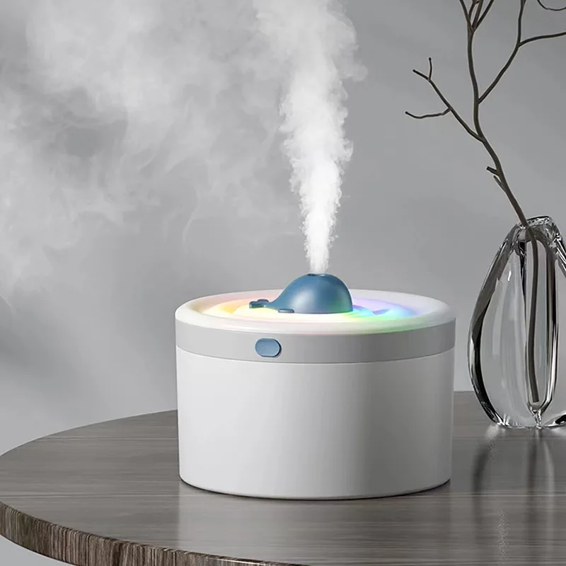 

1.5L Fine Mist Air Humidifier Colorful Night Light Bedroom Moisture Aromatherapy Machine Large Fog Water Diffuser Sprayer