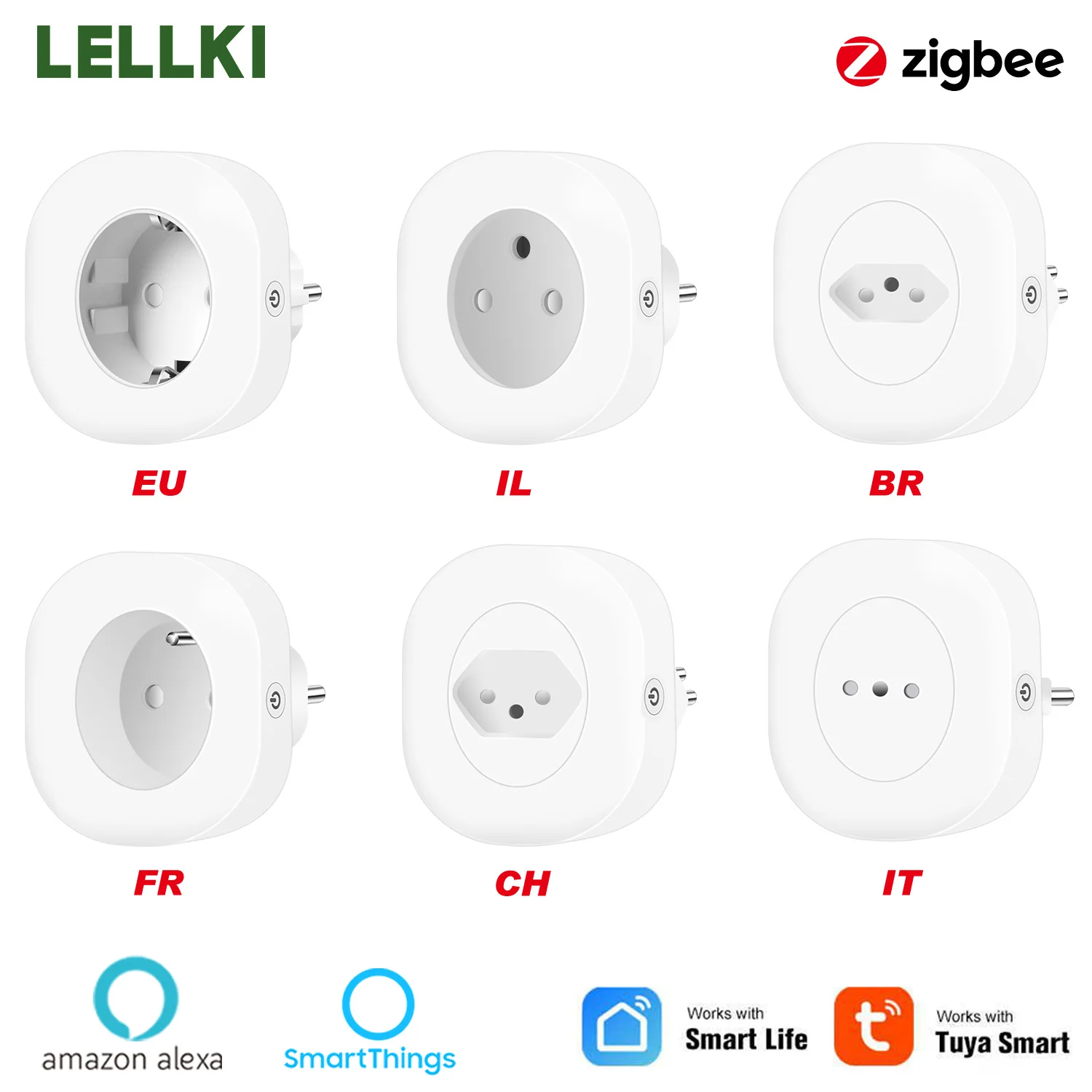 

LELLKI WK35 Zigbee розетка
