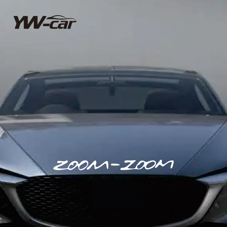 

Die-Cut Vinyl Decal Zoom Zoom Car Sticker Waterproof Auto Decors on Car Body Bumper Rear Window