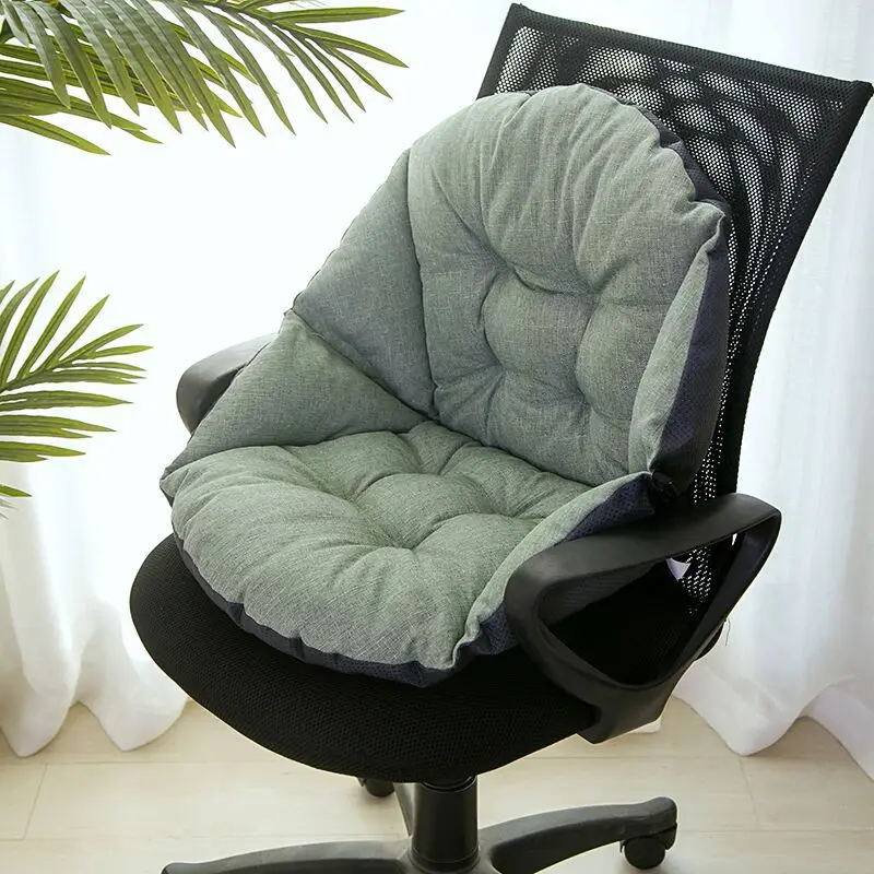 Подушка для стула подушка сидений с задней частью и подушкой сада офиса стола
