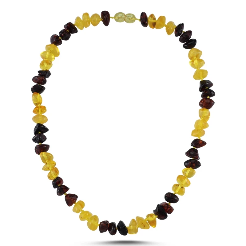 

Silver 925 Sterling Natural Baltic Amber Necklace
